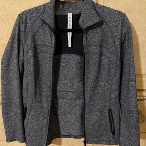 Lululemon Gray Zip-Up Athletic Jacket